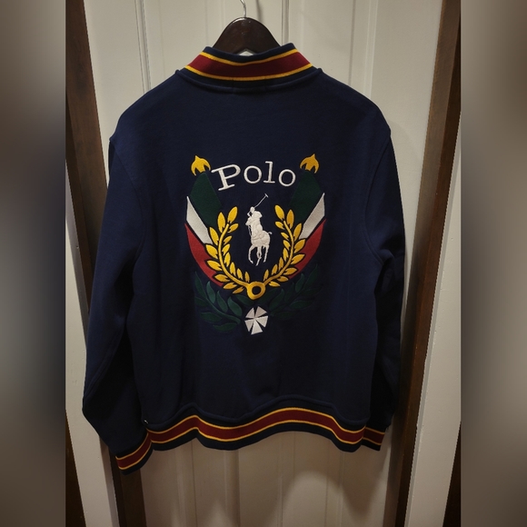 Polo Ralph Lauren Other - Polo ralph lauren Uni Crest Men baseball Jacket NWT